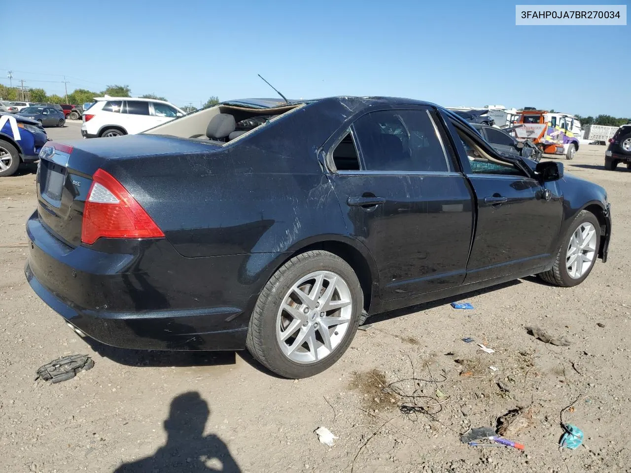 3FAHP0JA7BR270034 2011 Ford Fusion Sel