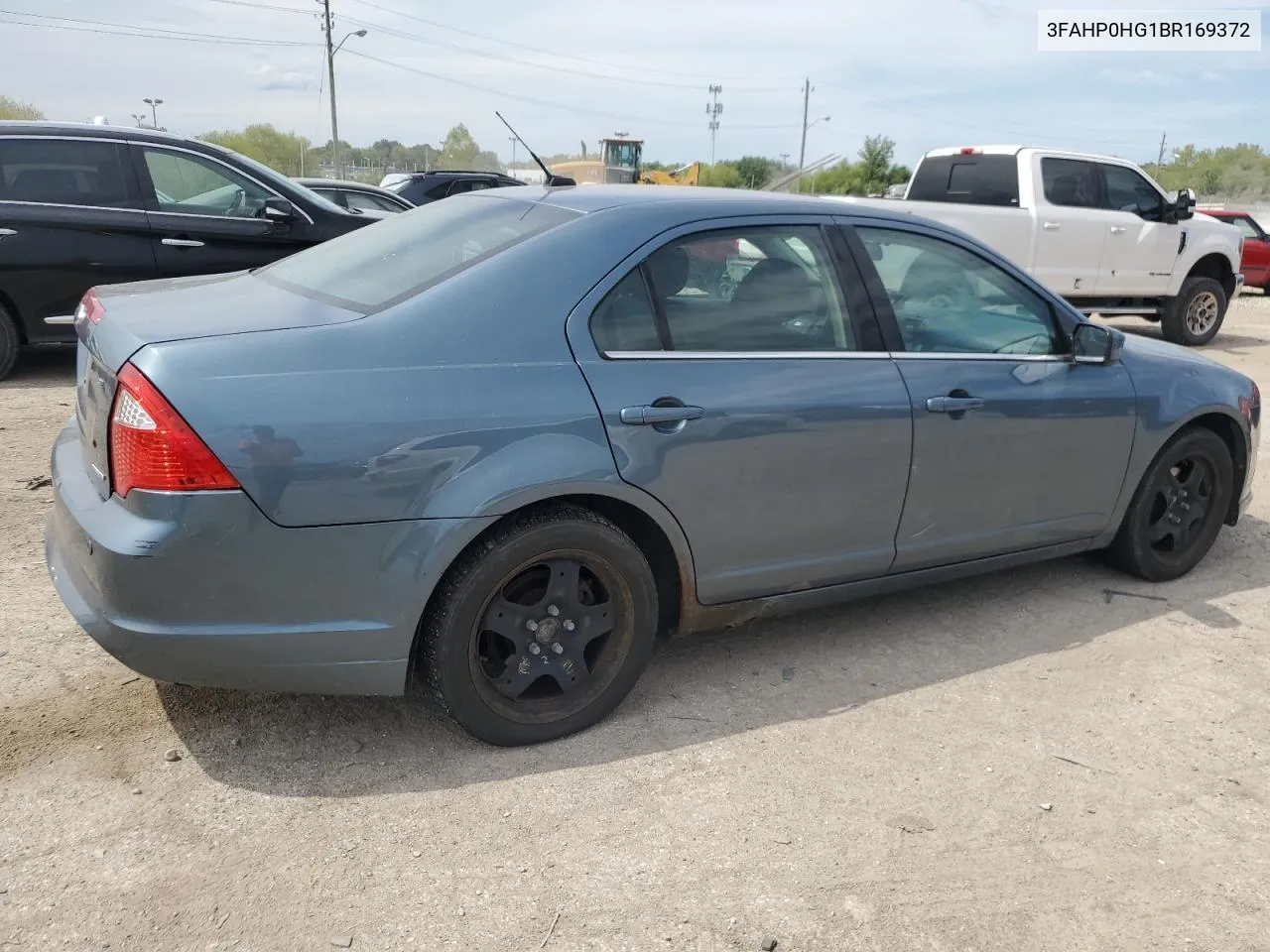 2011 Ford Fusion Se VIN: 3FAHP0HG1BR169372 Lot: 69488884