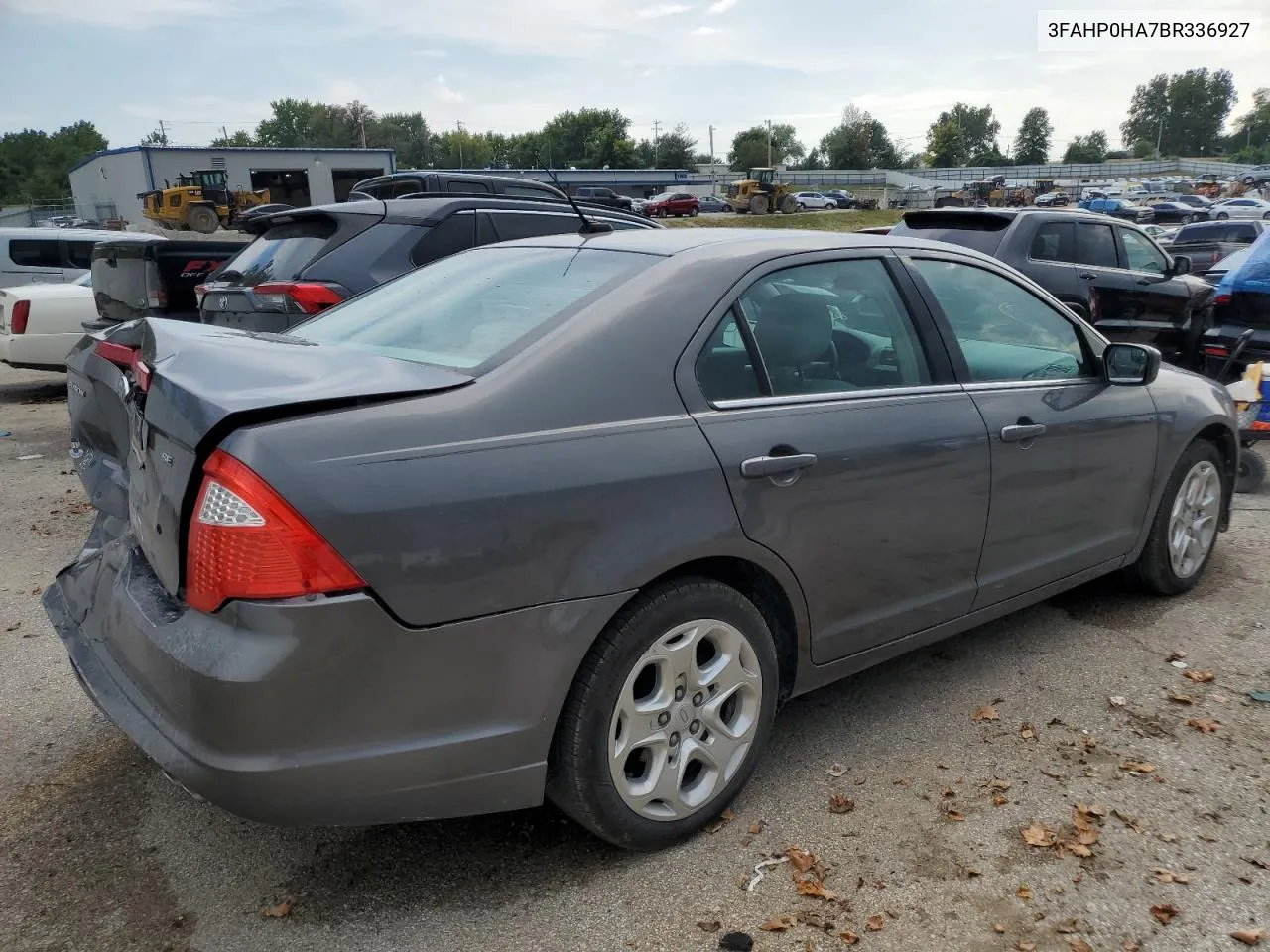 2011 Ford Fusion Se VIN: 3FAHP0HA7BR336927 Lot: 69591834