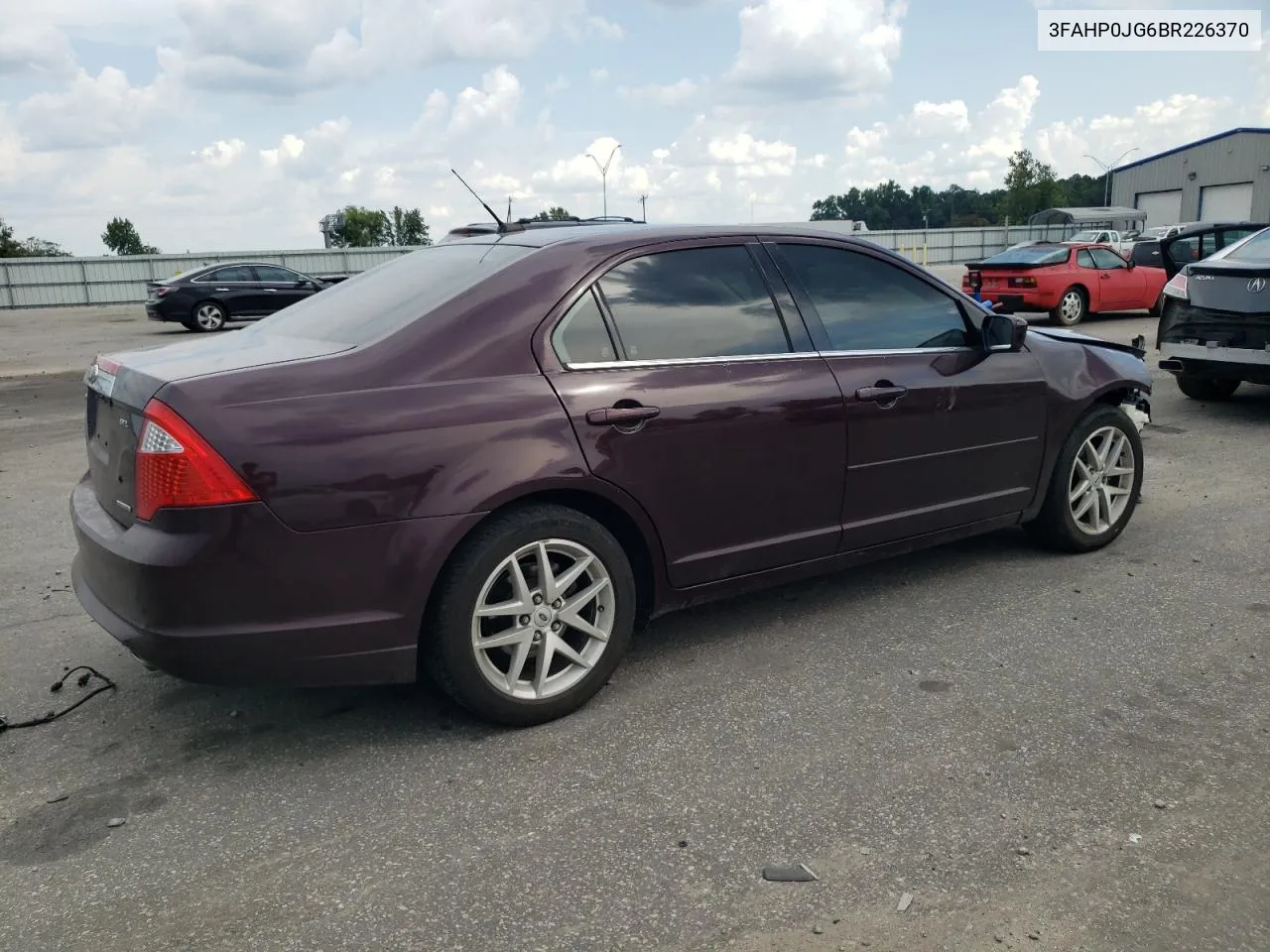 2011 Ford Fusion Sel VIN: 3FAHP0JG6BR226370 Lot: 69594894