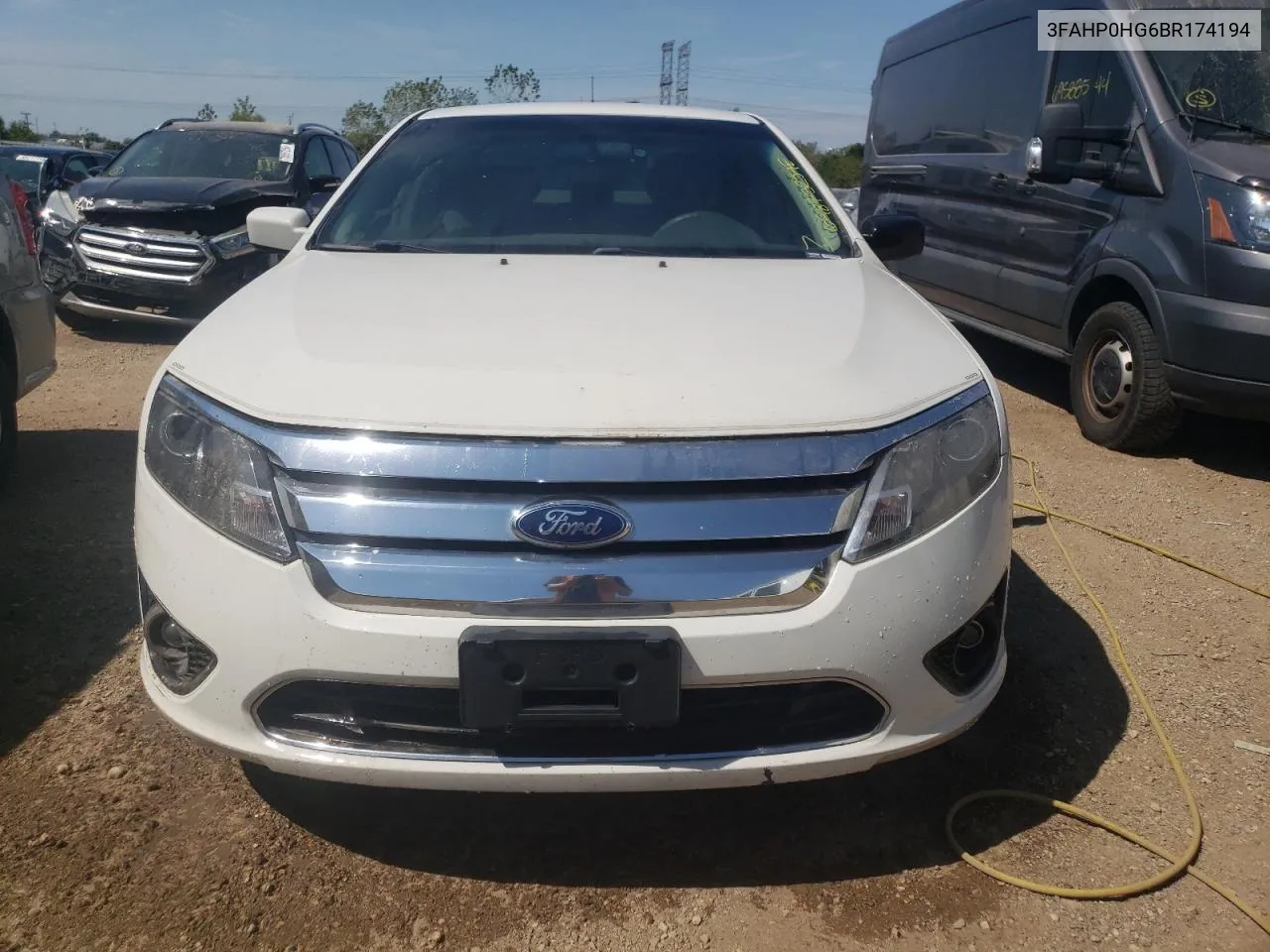 2011 Ford Fusion Se VIN: 3FAHP0HG6BR174194 Lot: 69873254