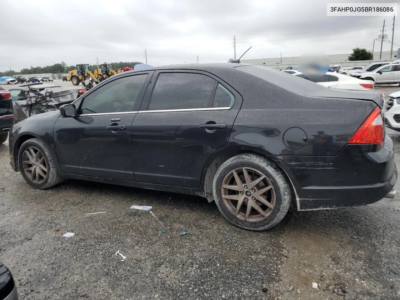 2011 Ford Fusion Sel VIN: 3FAHP0JG5BR186086 Lot: 70094554