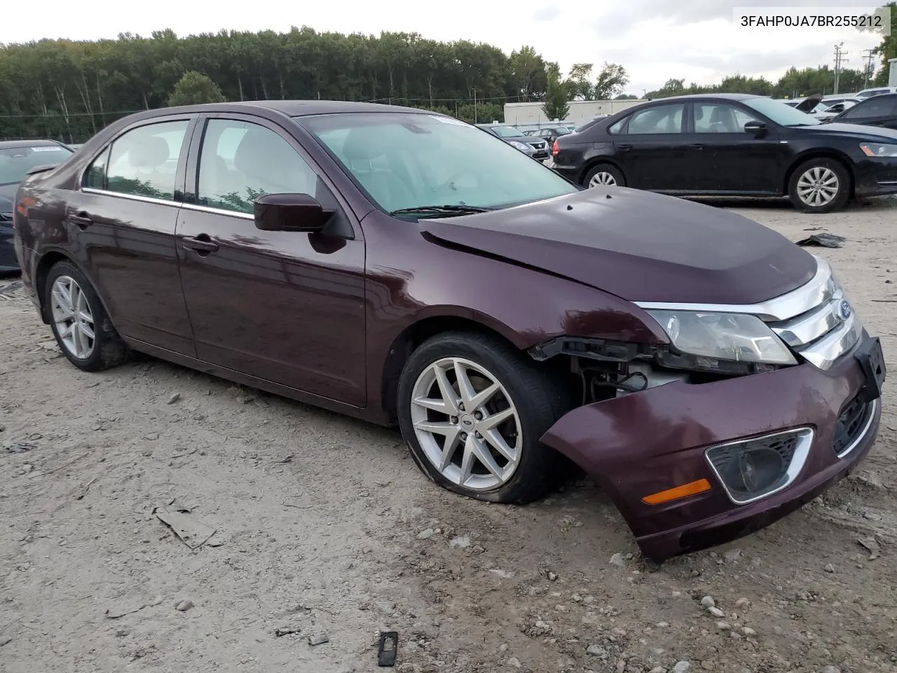 2011 Ford Fusion Sel VIN: 3FAHP0JA7BR255212 Lot: 70121104