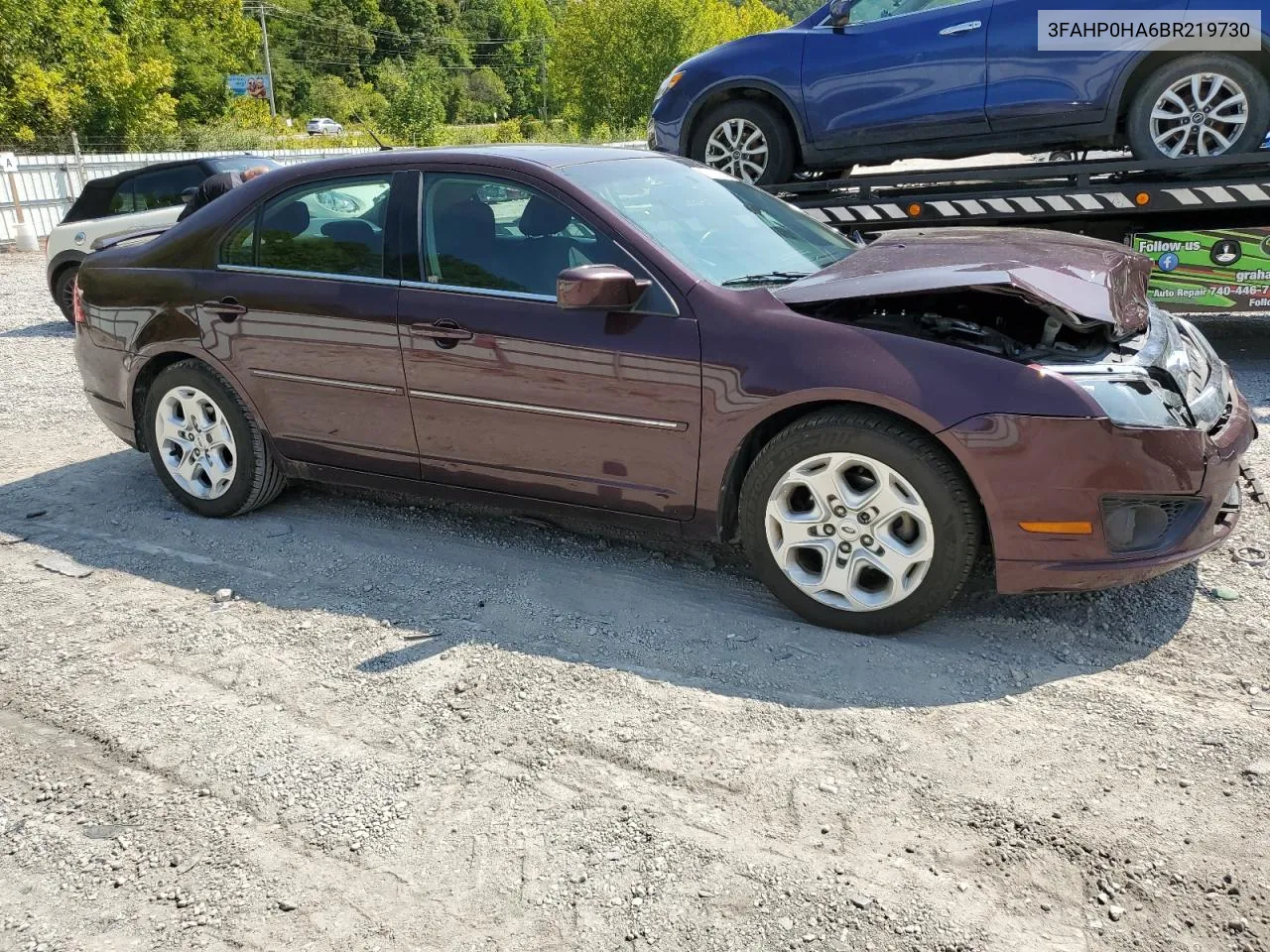 2011 Ford Fusion Se VIN: 3FAHP0HA6BR219730 Lot: 70231264