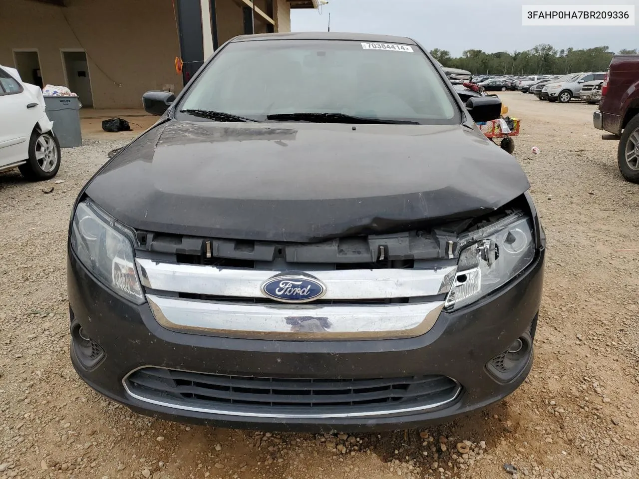 2011 Ford Fusion Se VIN: 3FAHP0HA7BR209336 Lot: 70384414