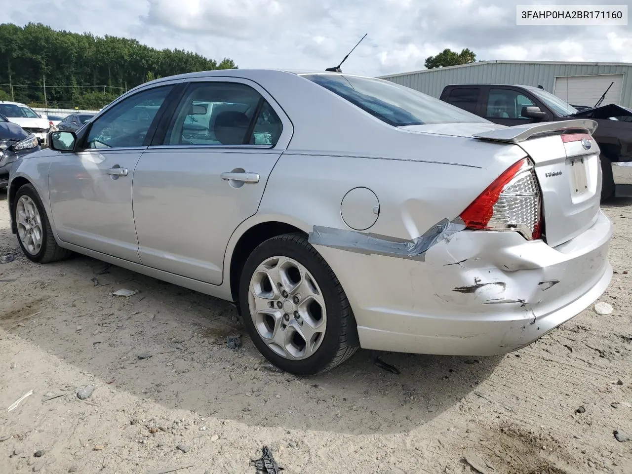 2011 Ford Fusion Se VIN: 3FAHP0HA2BR171160 Lot: 70400964