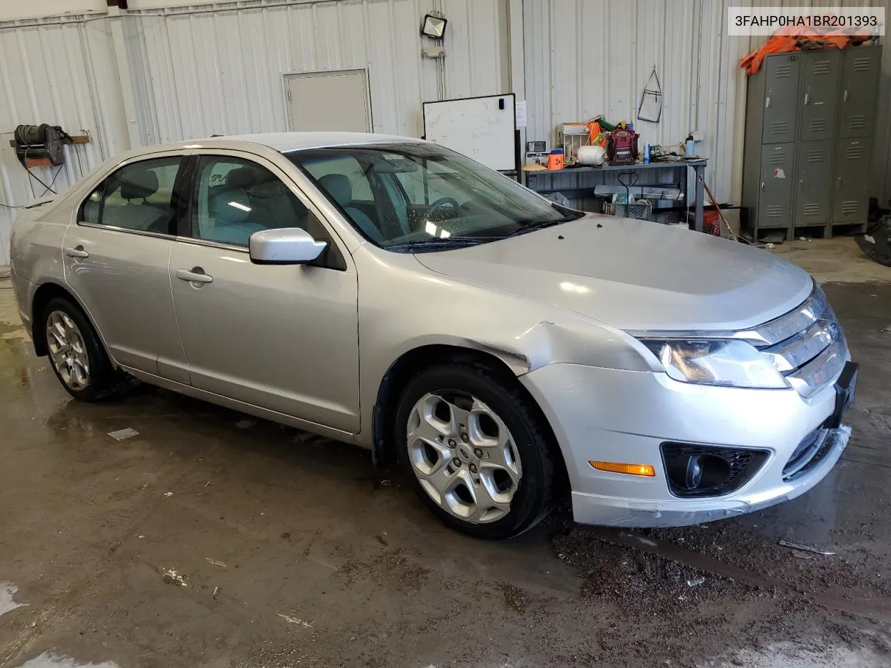 2011 Ford Fusion Se VIN: 3FAHP0HA1BR201393 Lot: 70523974