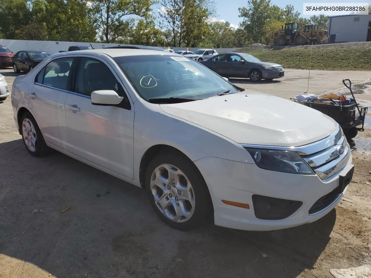 2011 Ford Fusion Se VIN: 3FAHP0HG0BR288286 Lot: 70618374