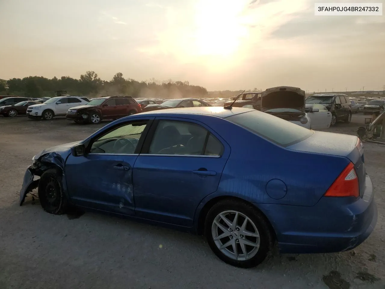 2011 Ford Fusion Sel VIN: 3FAHP0JG4BR247332 Lot: 70876634