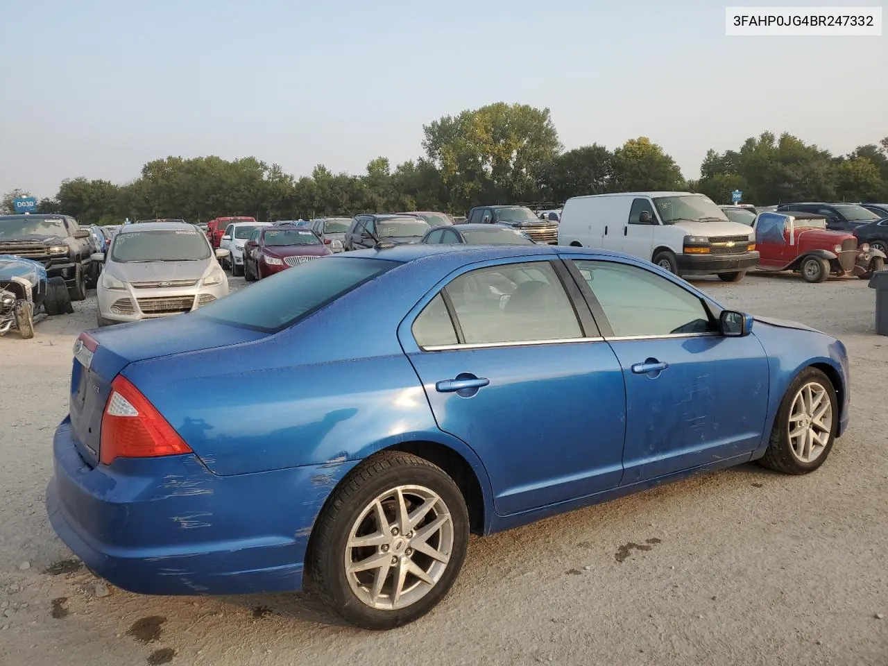 2011 Ford Fusion Sel VIN: 3FAHP0JG4BR247332 Lot: 70876634