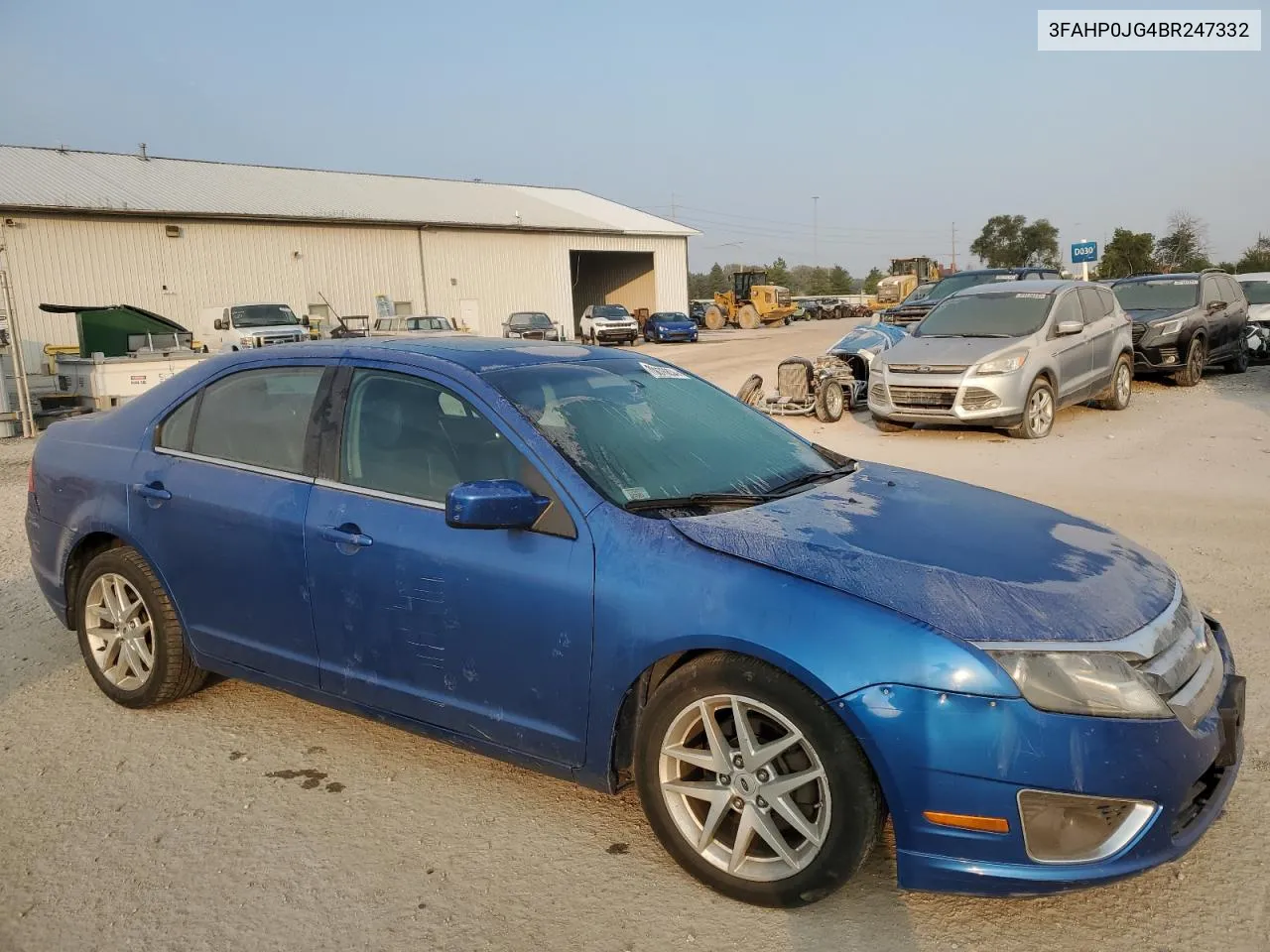 2011 Ford Fusion Sel VIN: 3FAHP0JG4BR247332 Lot: 70876634