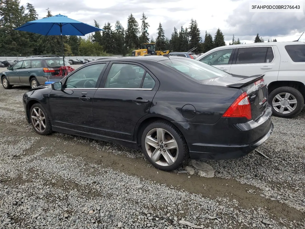 2011 Ford Fusion Sport VIN: 3FAHP0DC0BR276643 Lot: 70894324