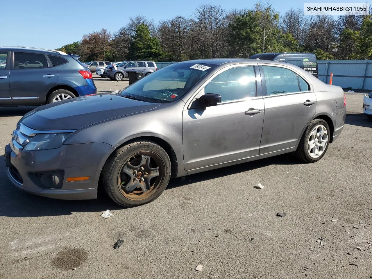 2011 Ford Fusion Se VIN: 3FAHP0HA8BR311955 Lot: 70920914