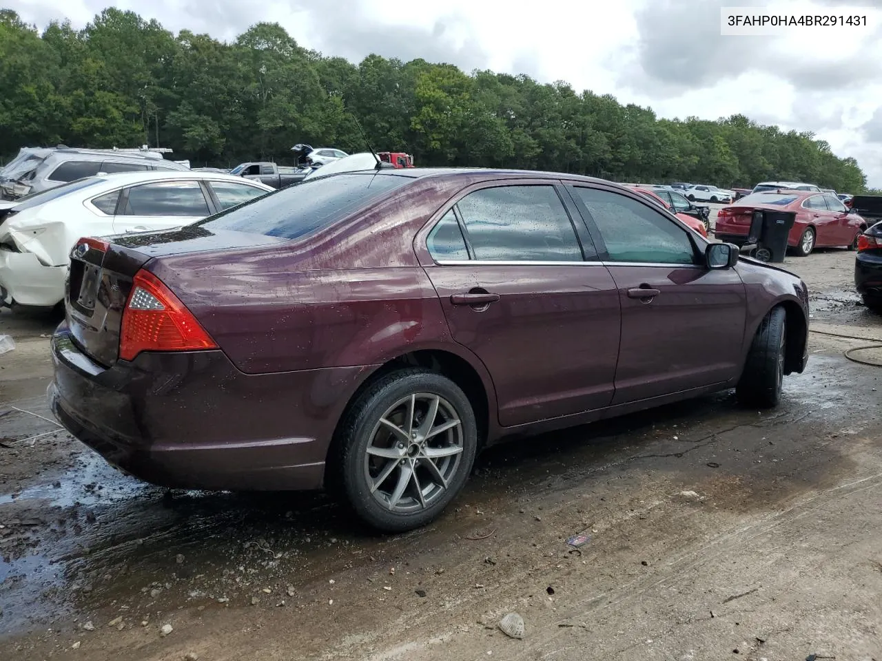 2011 Ford Fusion Se VIN: 3FAHP0HA4BR291431 Lot: 70928234