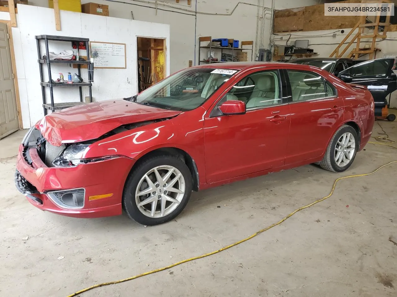 2011 Ford Fusion Sel VIN: 3FAHP0JG4BR234581 Lot: 71167714