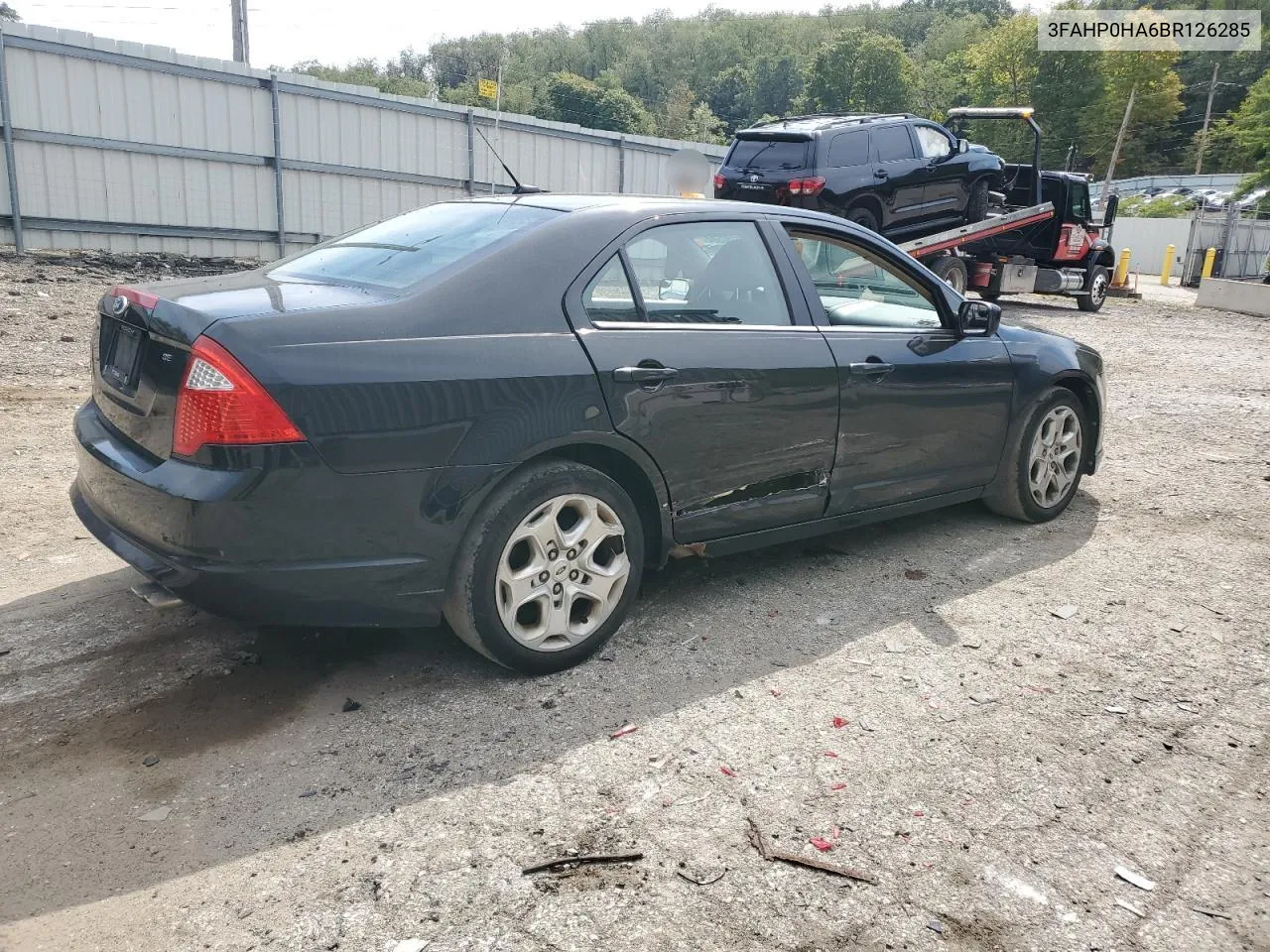 2011 Ford Fusion Se VIN: 3FAHP0HA6BR126285 Lot: 71280594