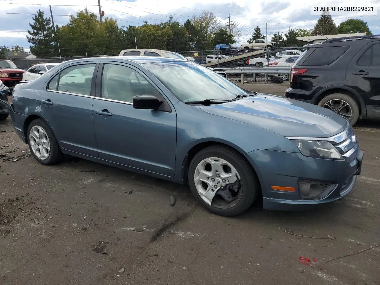 2011 Ford Fusion Se VIN: 3FAHP0HA2BR299821 Lot: 71312004