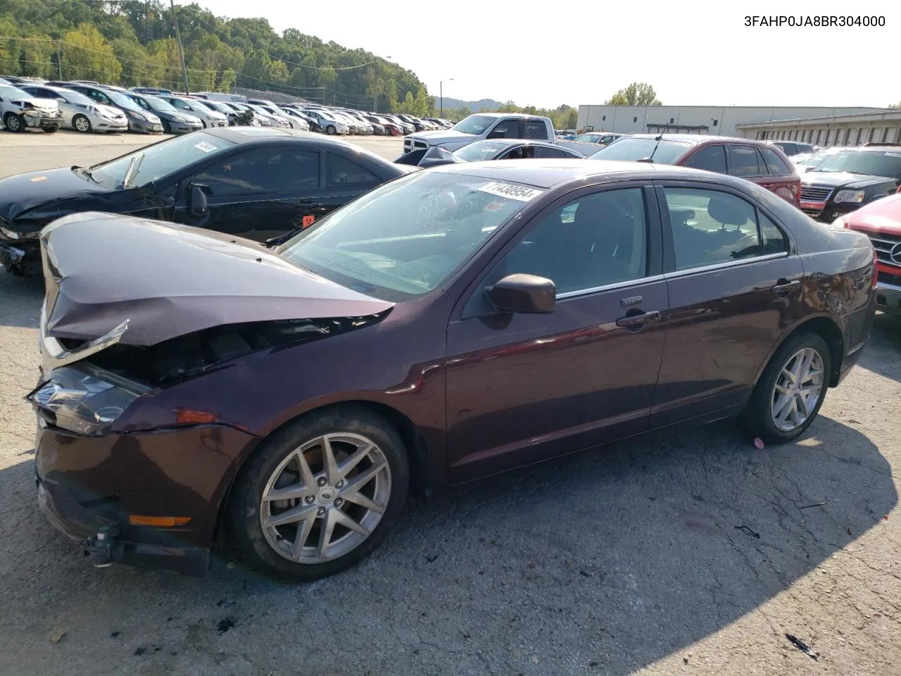 2011 Ford Fusion Sel VIN: 3FAHP0JA8BR304000 Lot: 71430954