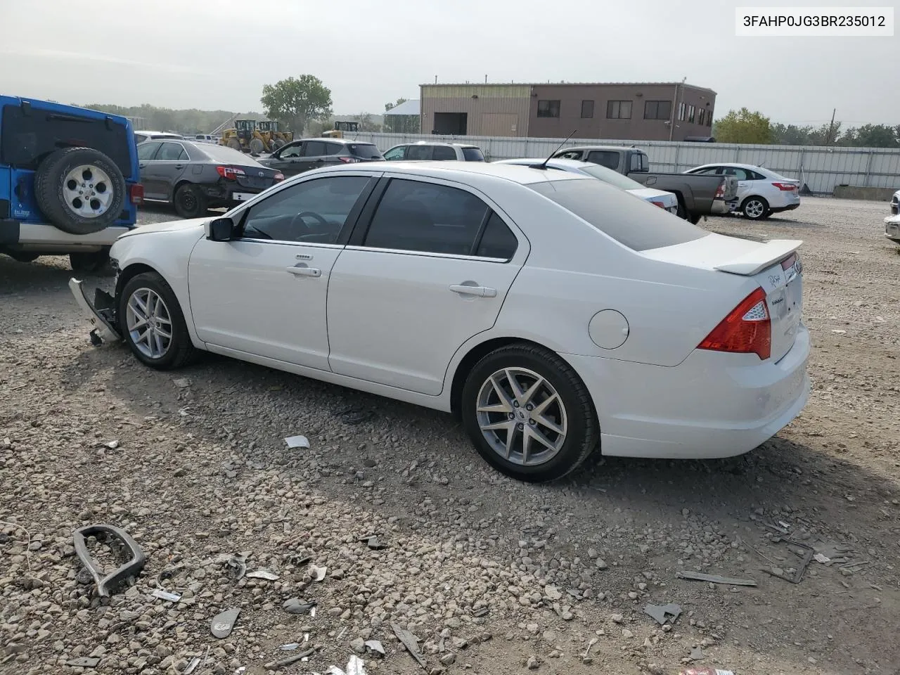 2011 Ford Fusion Sel VIN: 3FAHP0JG3BR235012 Lot: 71469254