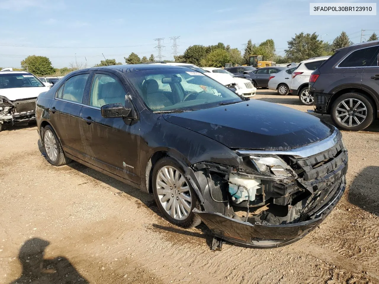 2011 Ford Fusion Hybrid VIN: 3FADP0L30BR123910 Lot: 71567424