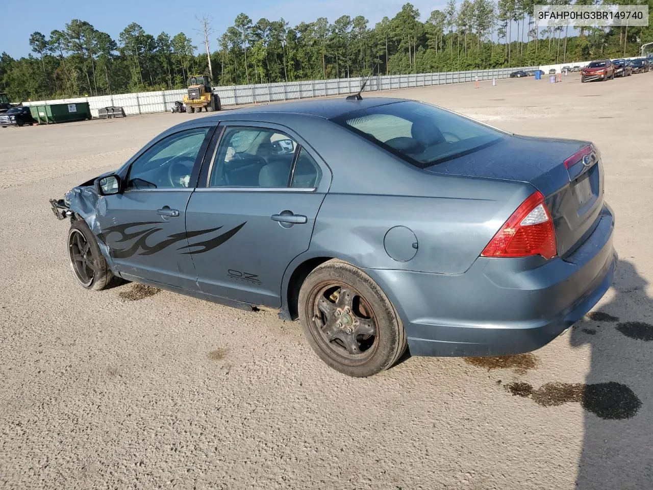 2011 Ford Fusion Se VIN: 3FAHP0HG3BR149740 Lot: 72120284