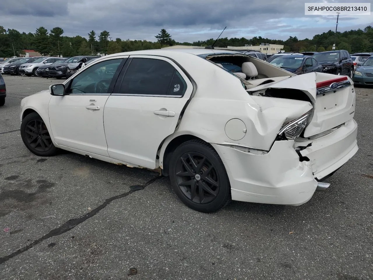 2011 Ford Fusion Sel VIN: 3FAHP0CG8BR213410 Lot: 72512484