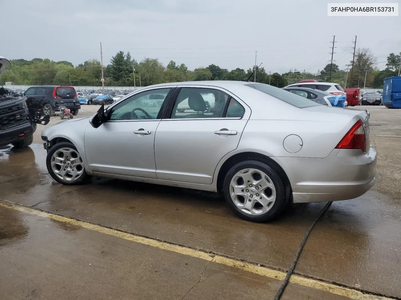 2011 Ford Fusion Se VIN: 3FAHP0HA6BR153731 Lot: 72518704