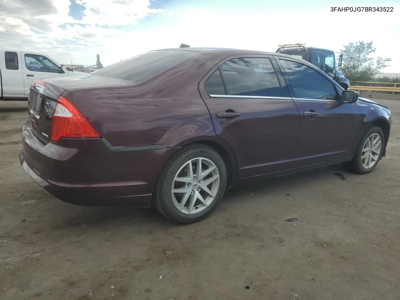 3FAHP0JG7BR343522 2011 Ford Fusion Sel