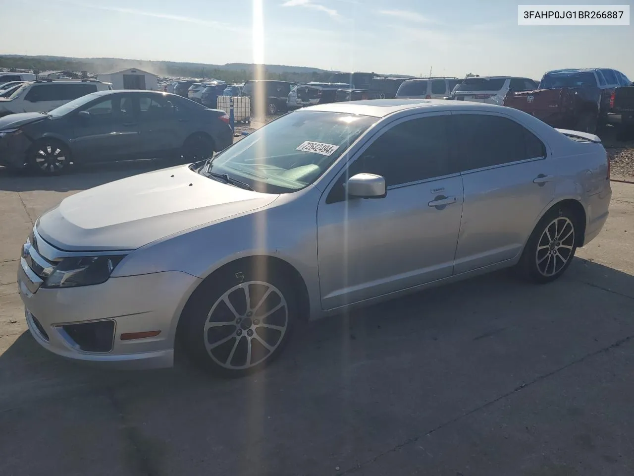 3FAHP0JG1BR266887 2011 Ford Fusion Sel