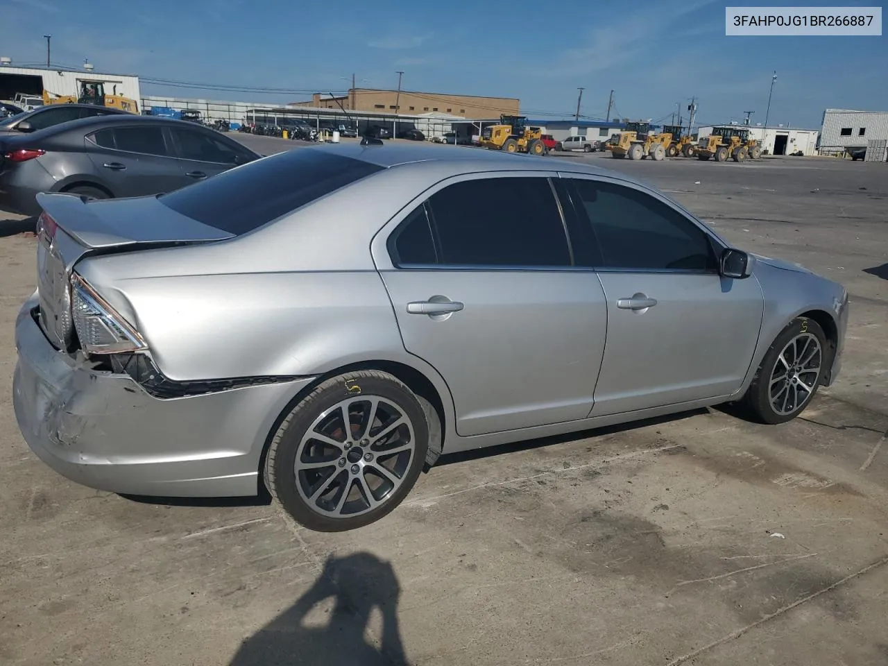 2011 Ford Fusion Sel VIN: 3FAHP0JG1BR266887 Lot: 72642494