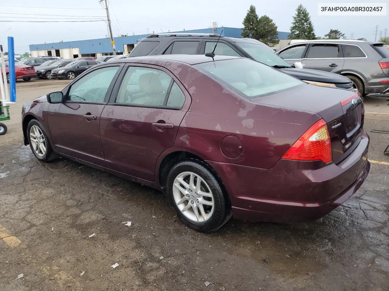 2011 Ford Fusion S VIN: 3FAHP0GA0BR302457 Lot: 72979774