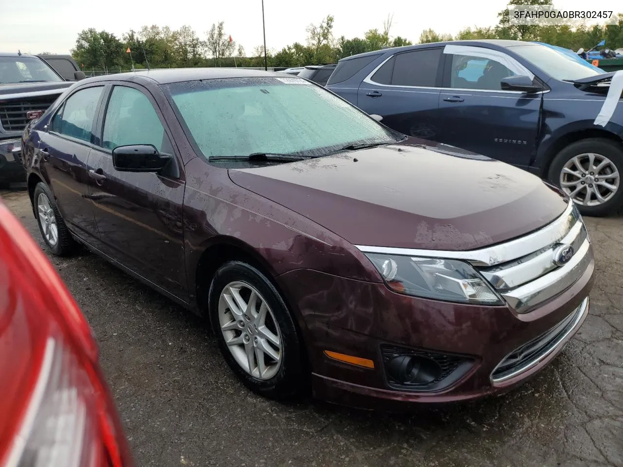 2011 Ford Fusion S VIN: 3FAHP0GA0BR302457 Lot: 72979774