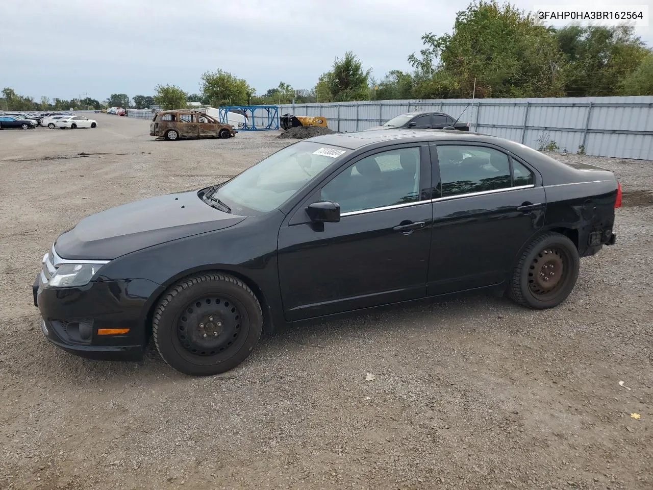 2011 Ford Fusion Se VIN: 3FAHP0HA3BR162564 Lot: 73138584