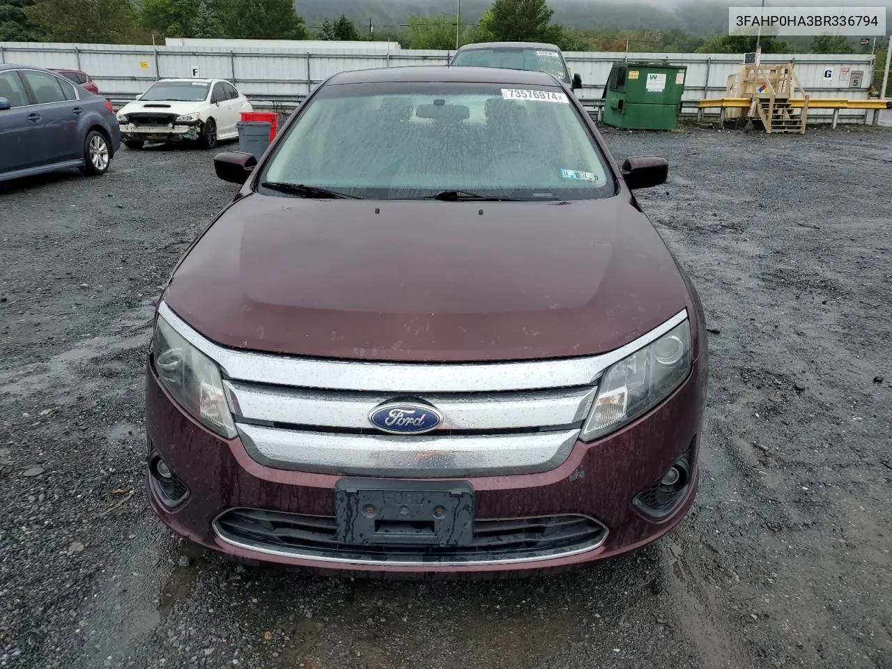 3FAHP0HA3BR336794 2011 Ford Fusion Se