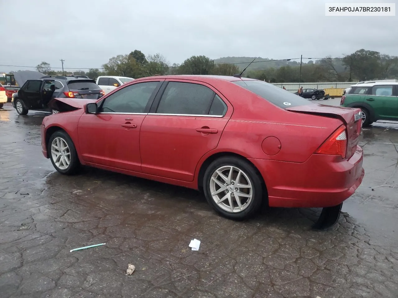 2011 Ford Fusion Sel VIN: 3FAHP0JA7BR230181 Lot: 73605194