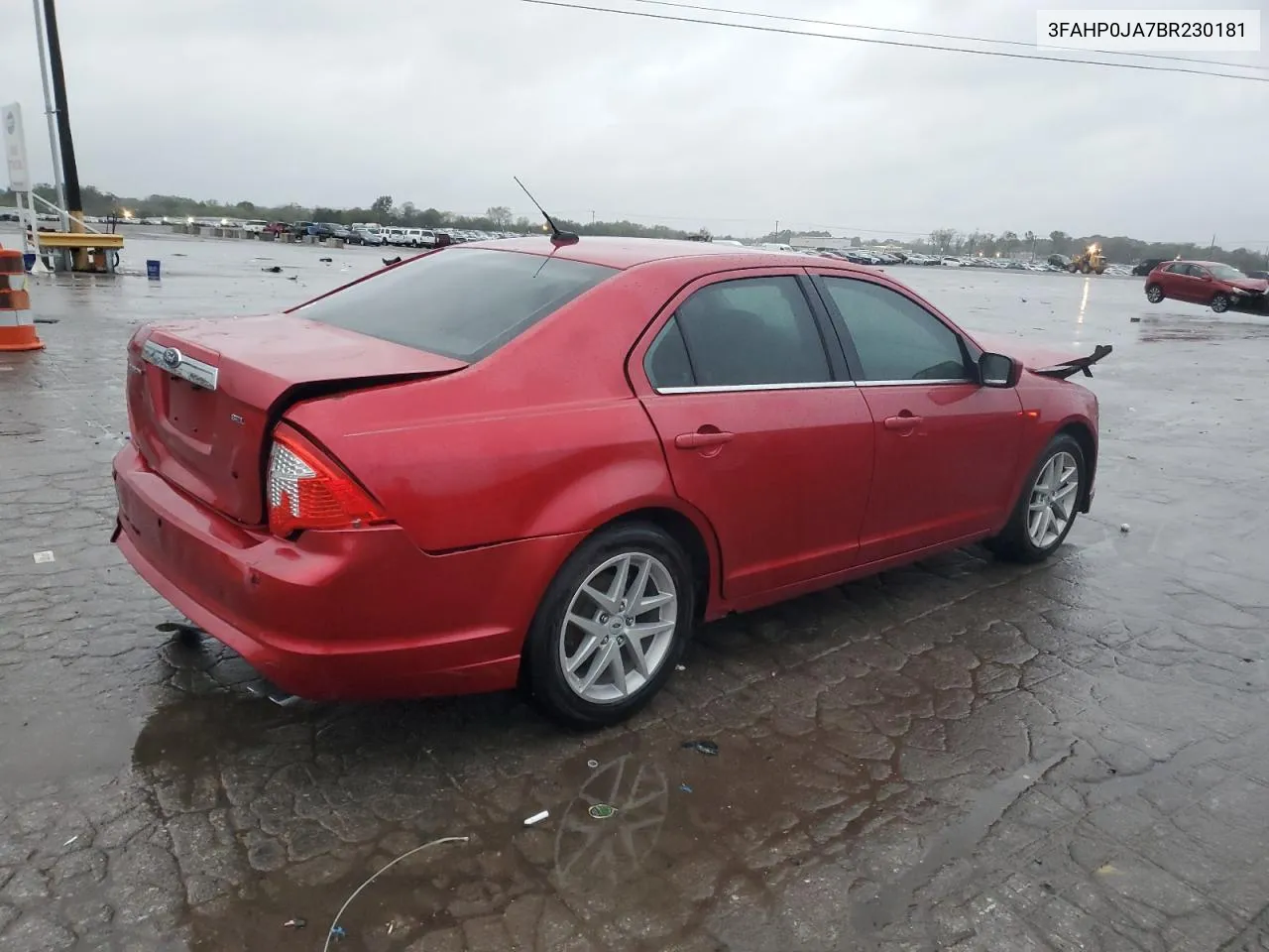 2011 Ford Fusion Sel VIN: 3FAHP0JA7BR230181 Lot: 73605194