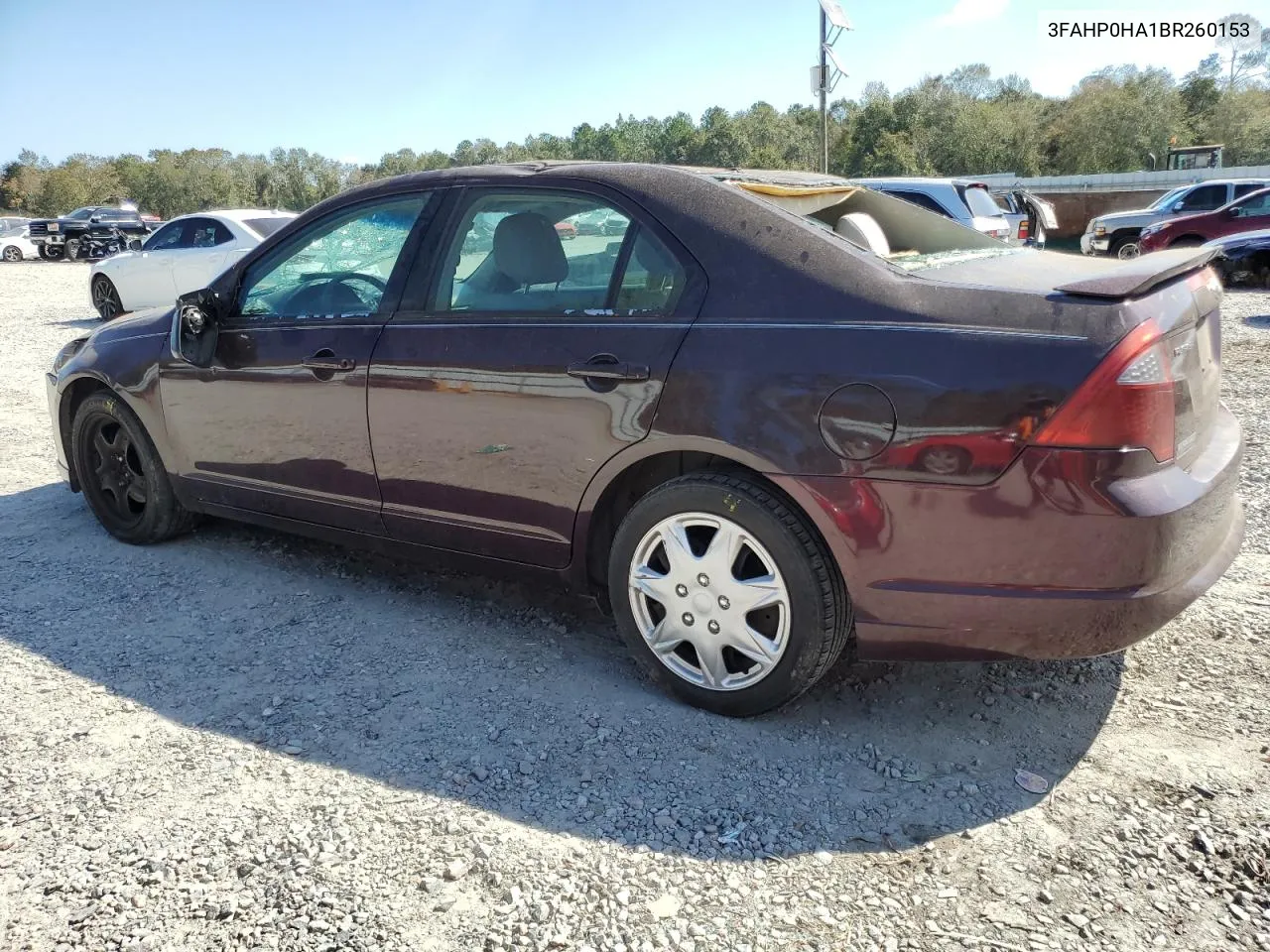 2011 Ford Fusion Se VIN: 3FAHP0HA1BR260153 Lot: 73644014