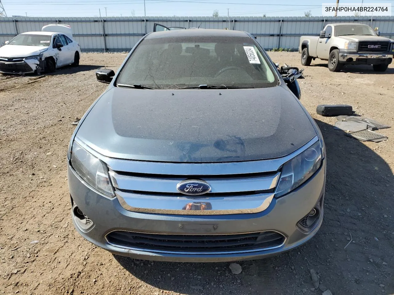 2011 Ford Fusion Se VIN: 3FAHP0HA4BR224764 Lot: 74056334