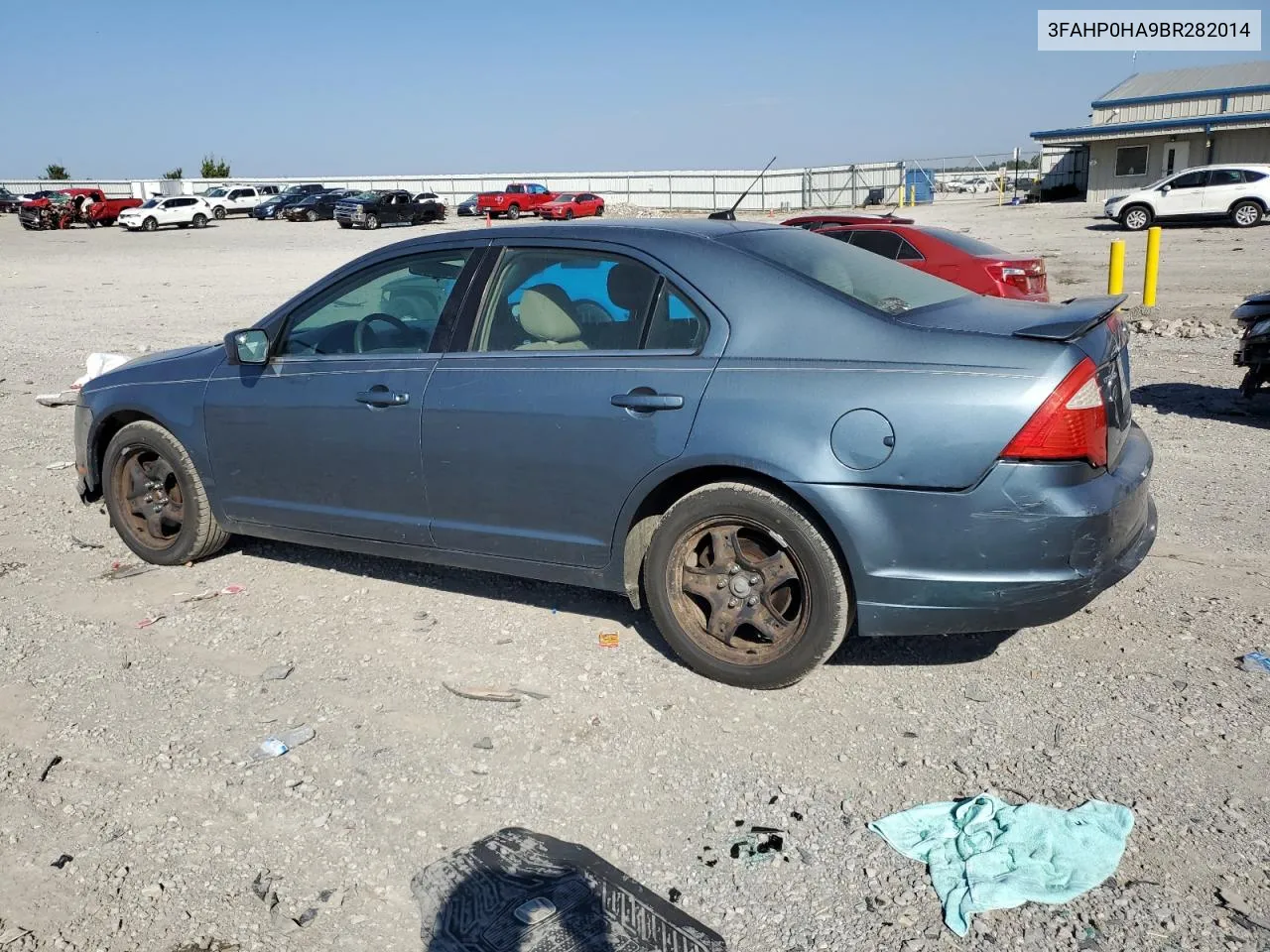 2011 Ford Fusion Se VIN: 3FAHP0HA9BR282014 Lot: 74538464