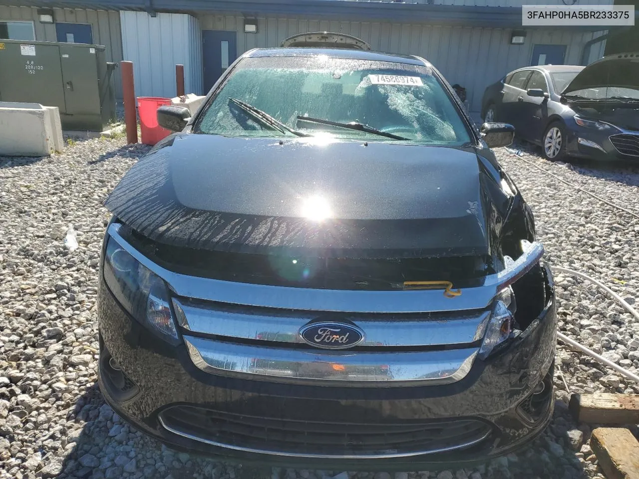 2011 Ford Fusion Se VIN: 3FAHP0HA5BR233375 Lot: 74586974