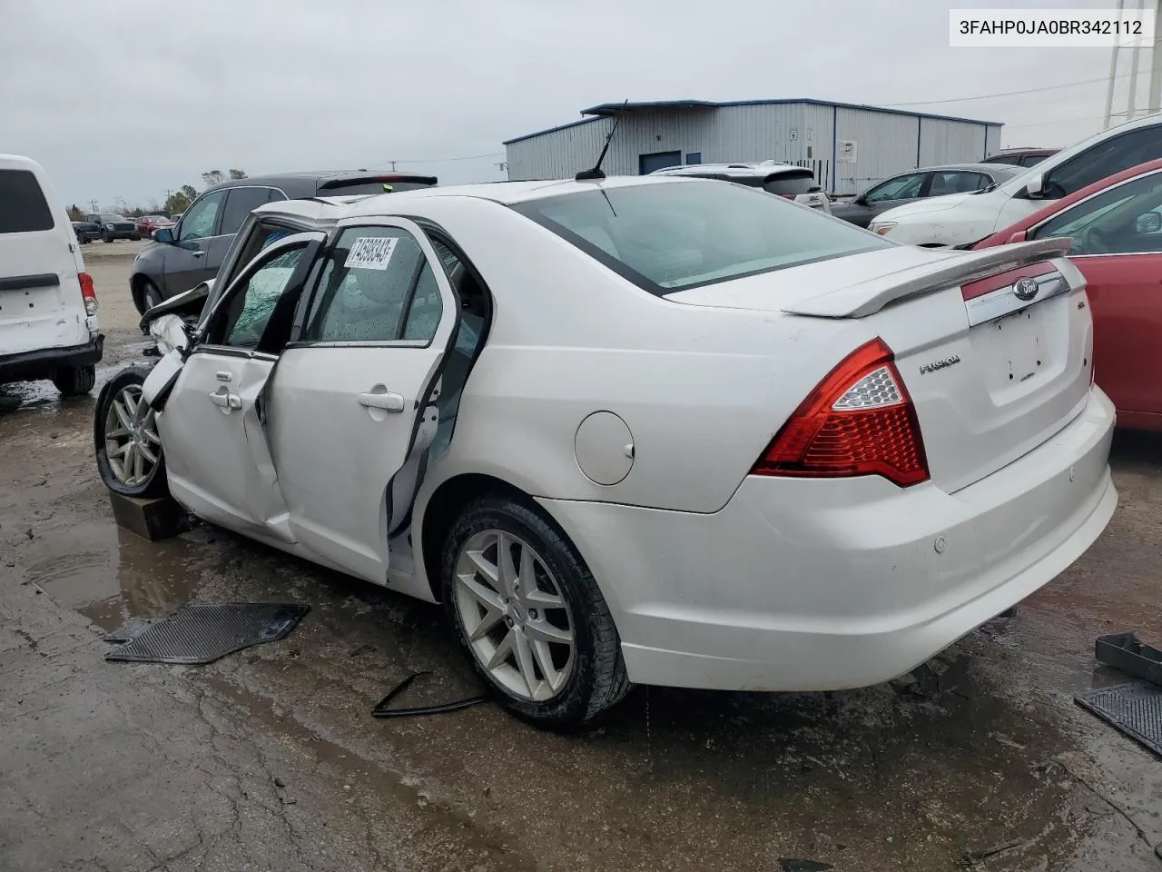 2011 Ford Fusion Sel VIN: 3FAHP0JA0BR342112 Lot: 74598343