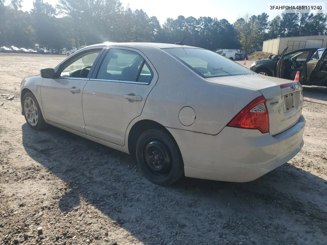 2011 Ford Fusion Se VIN: 3FAHP0HA4BR119240 Lot: 74604674