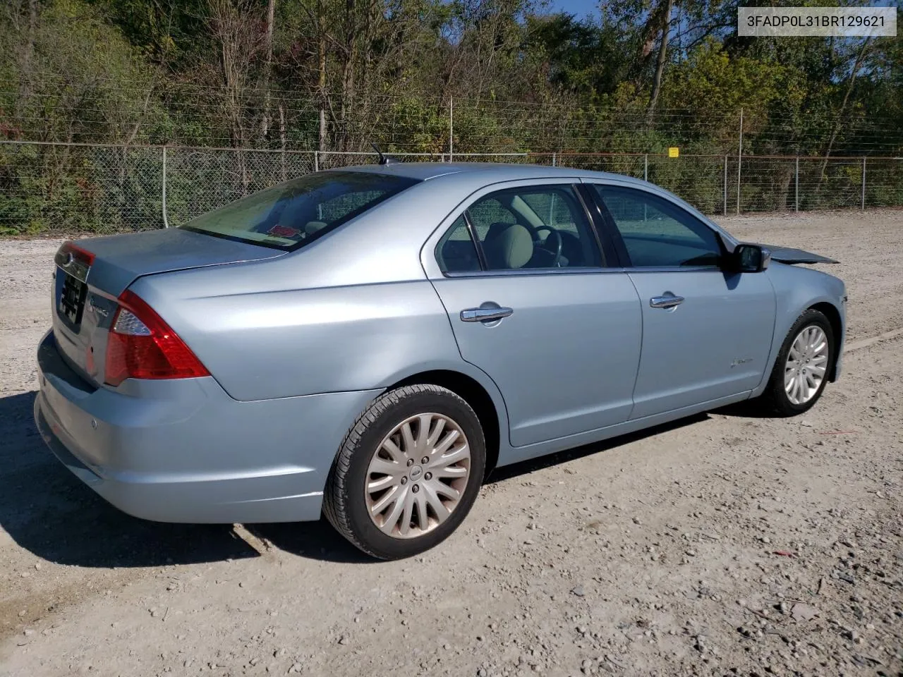 2011 Ford Fusion Hybrid VIN: 3FADP0L31BR129621 Lot: 74681674