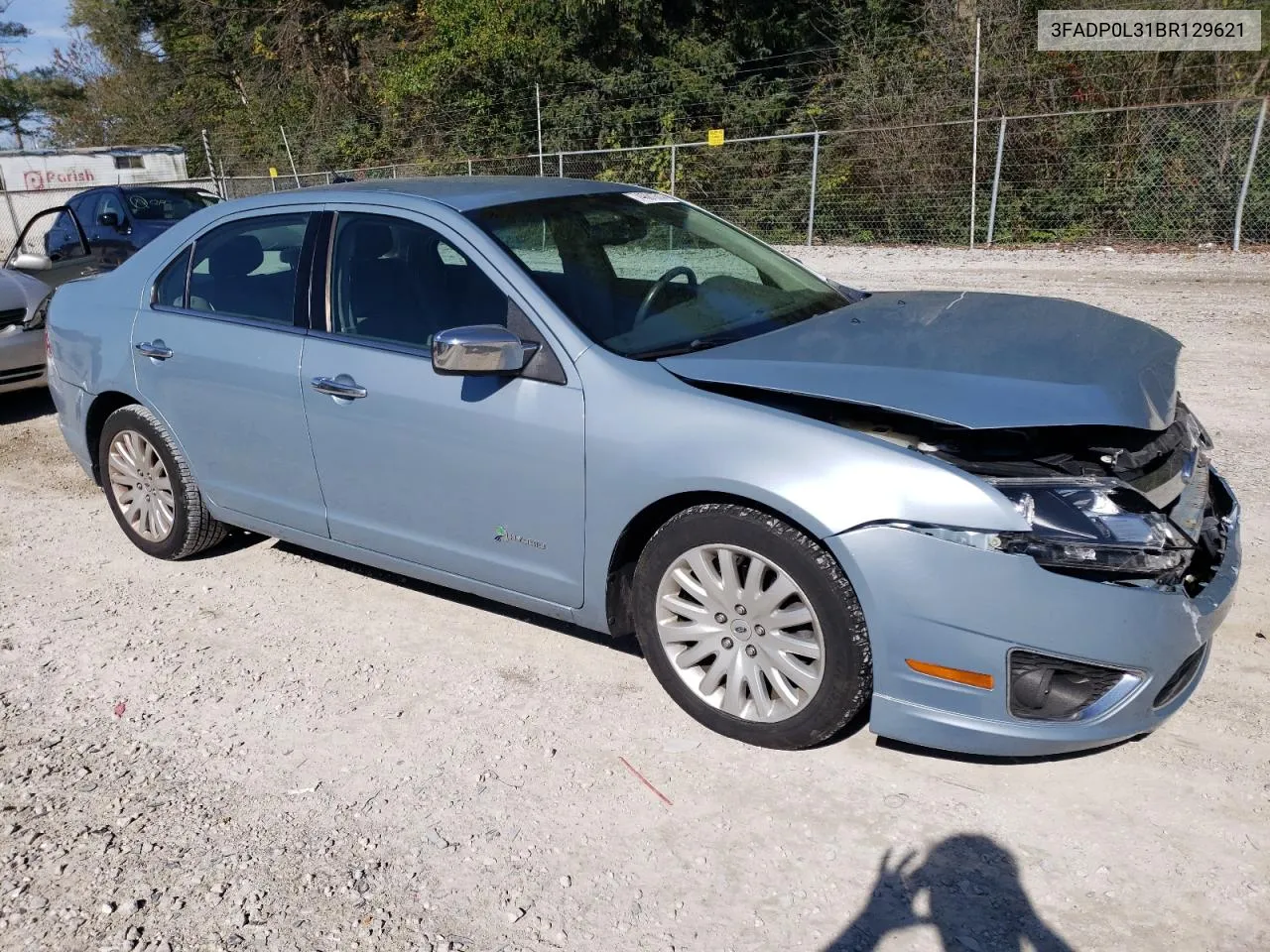 2011 Ford Fusion Hybrid VIN: 3FADP0L31BR129621 Lot: 74681674