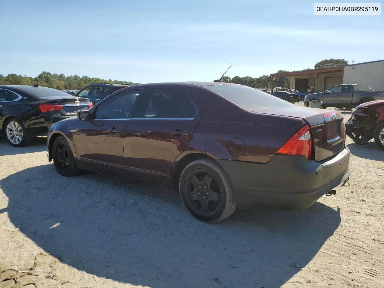 2011 Ford Fusion Se VIN: 3FAHP0HA0BR295119 Lot: 74688624