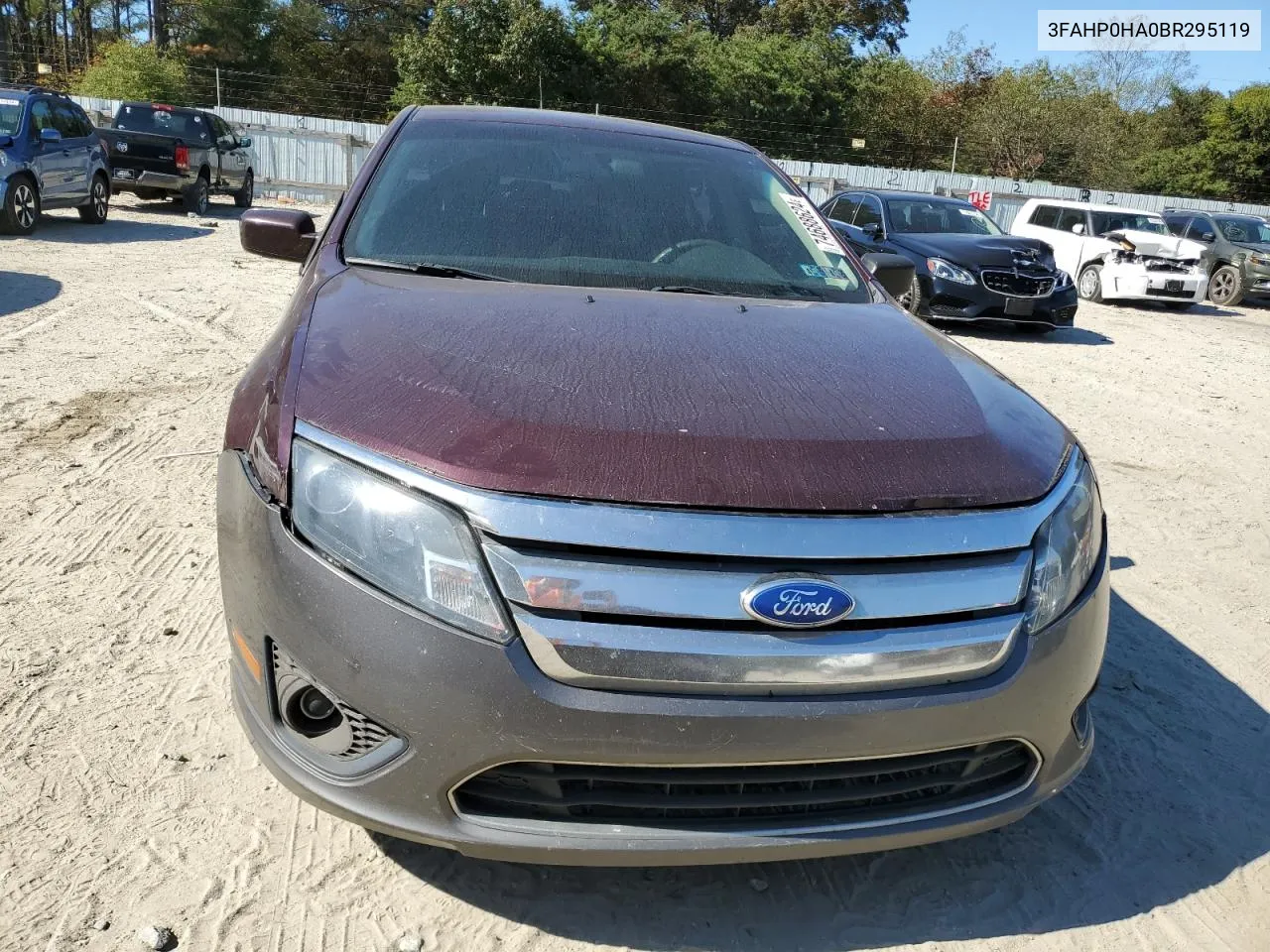 2011 Ford Fusion Se VIN: 3FAHP0HA0BR295119 Lot: 74688624