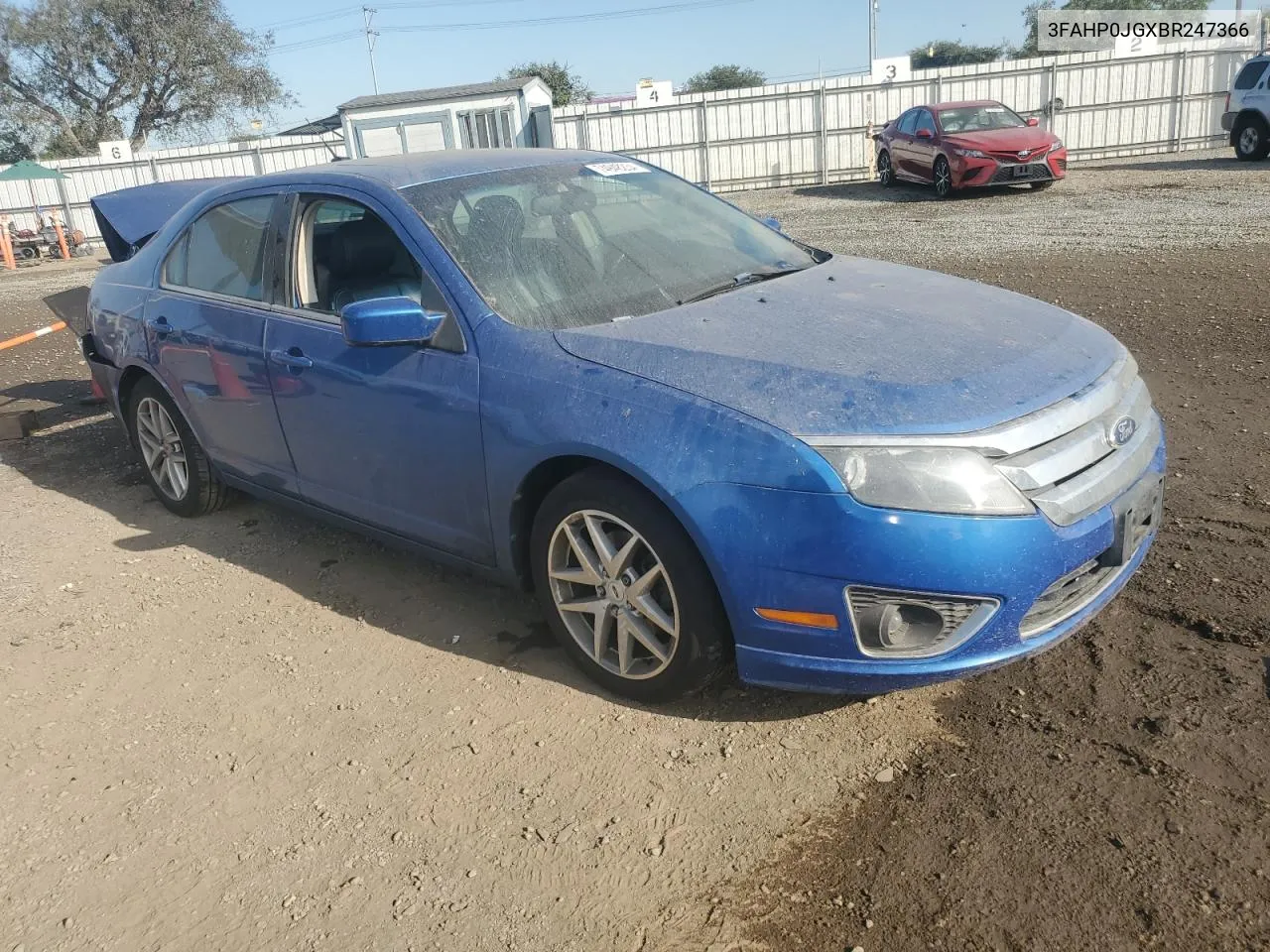 2011 Ford Fusion Sel VIN: 3FAHP0JGXBR247366 Lot: 74948234