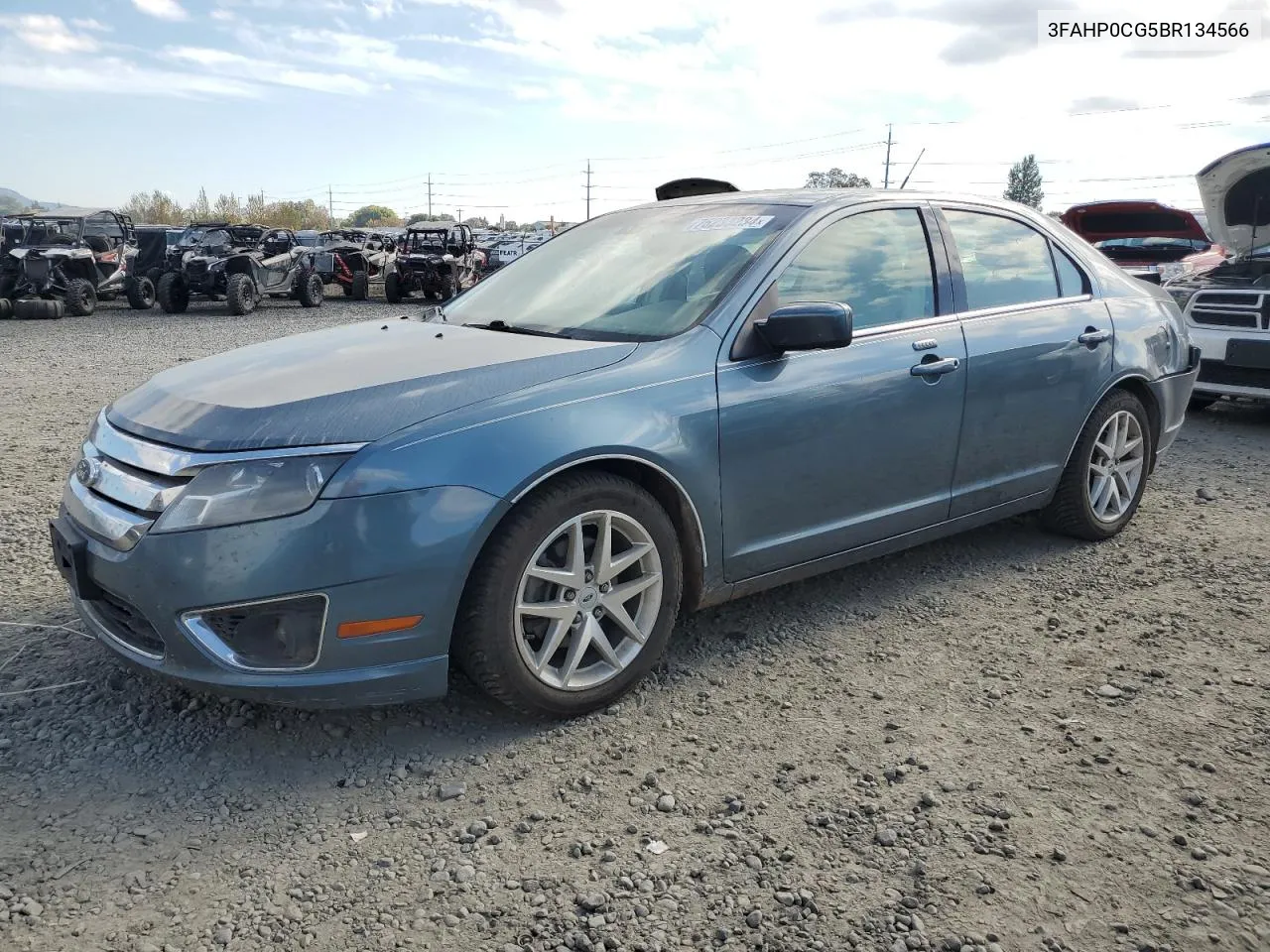 2011 Ford Fusion Sel VIN: 3FAHP0CG5BR134566 Lot: 75233234