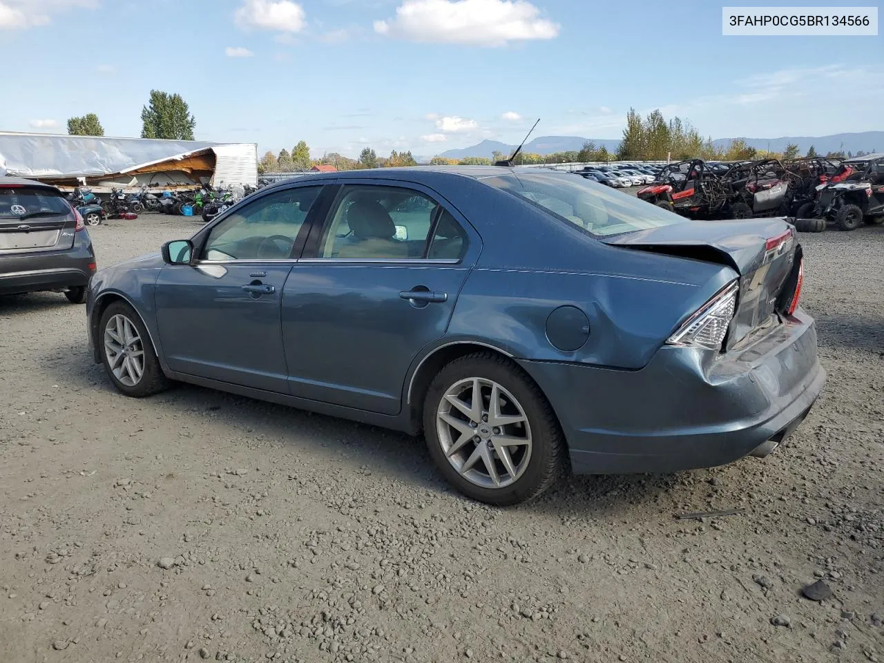 2011 Ford Fusion Sel VIN: 3FAHP0CG5BR134566 Lot: 75233234