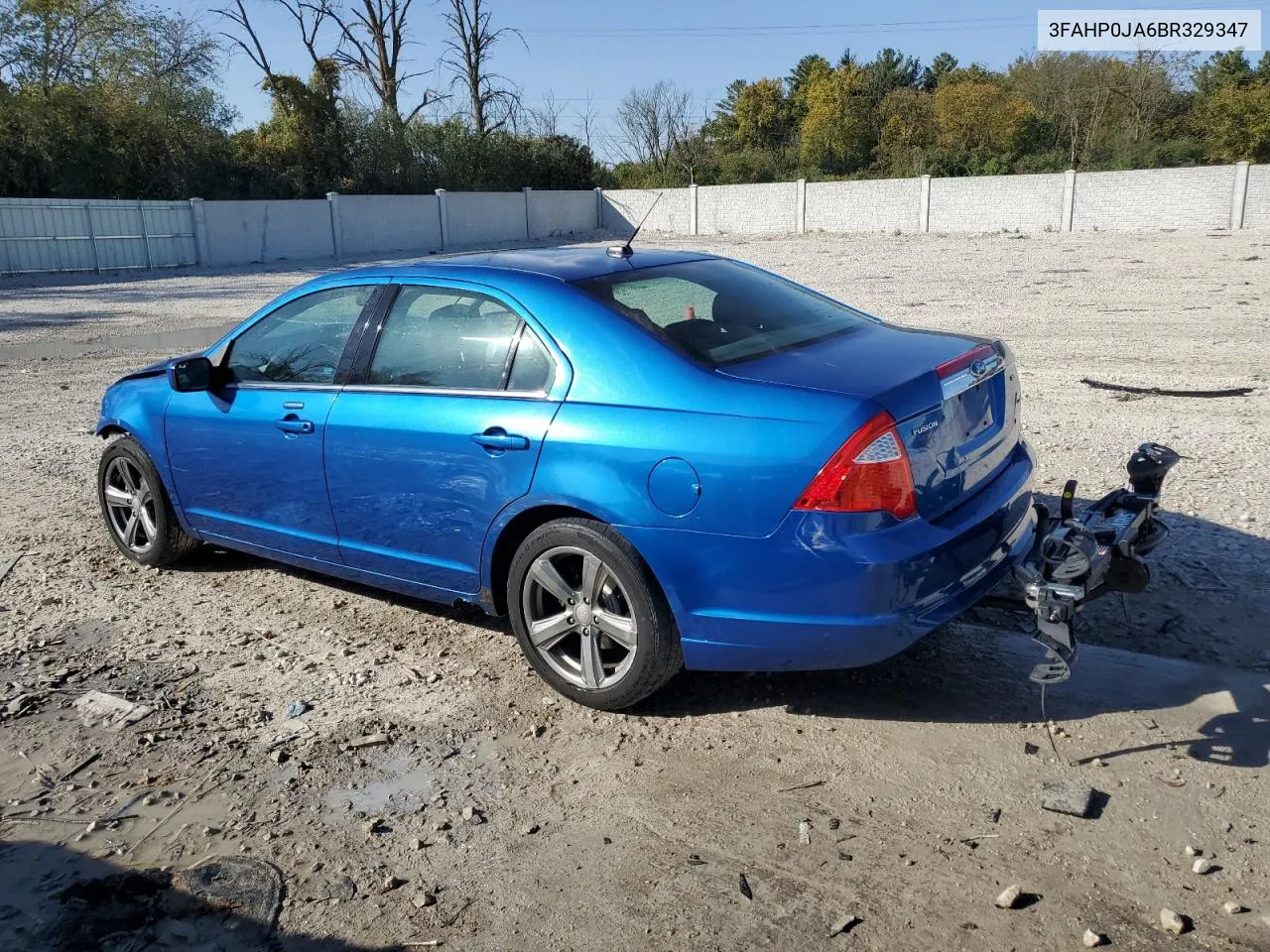 2011 Ford Fusion Sel VIN: 3FAHP0JA6BR329347 Lot: 75271944